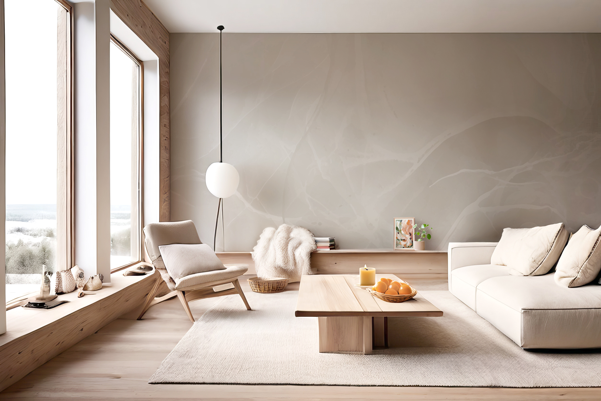 Luxury wallpaper installation by McGregor Atelier
